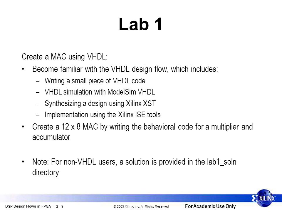 vhdl tool for mac